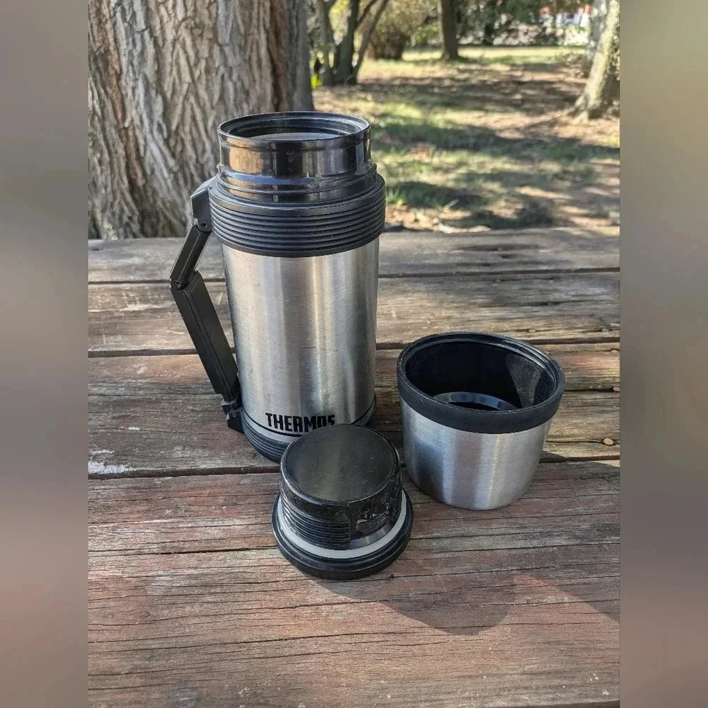Thermos Brand Vacuum Thermos for‎ Hot and Cold Travel Camp Commute